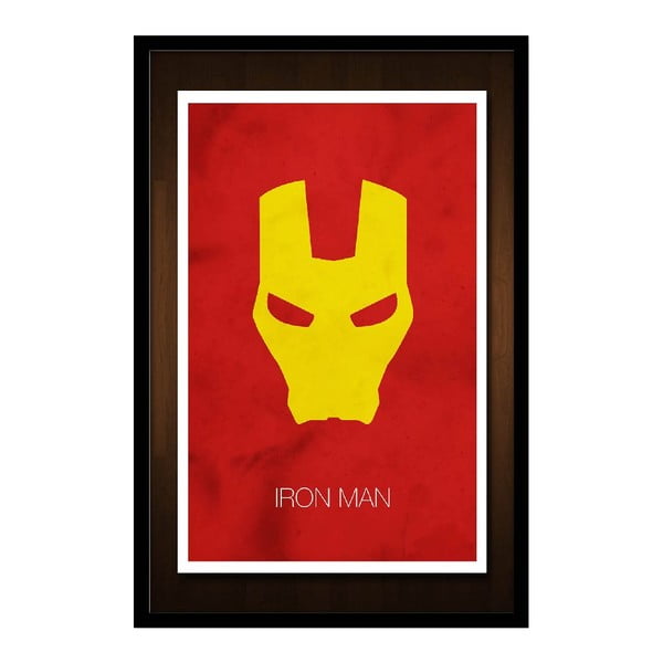Plakát Iron Man Mask, 35x30 cm