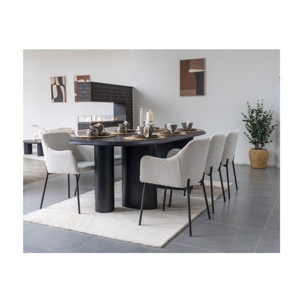 Šedé misky z kameniny v sadě 4 ks 1,5 l Selma – House Nordic-image-2