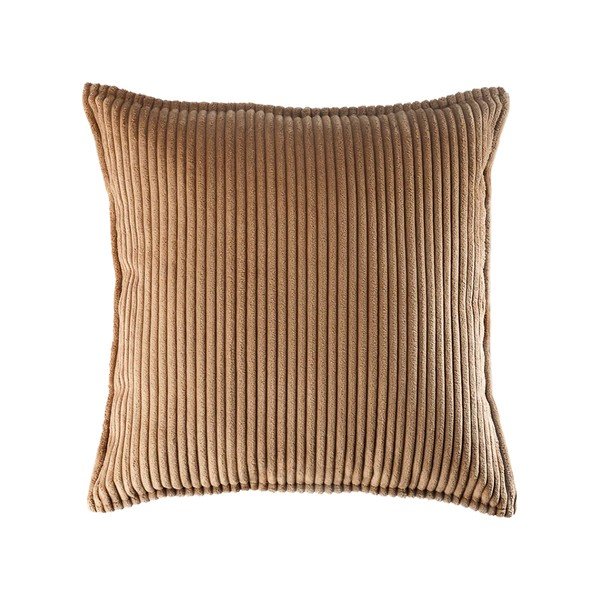 Hnědý manšestrový dětský pohovkový polštář Block – Wigiwama