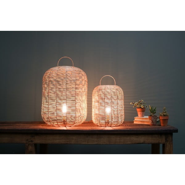 Stolní proutěná lampa Nkuku Noko, výška 65 cm-image-1