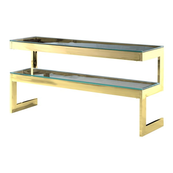 Konzolový stolek ve zlaté barvě Artelore Kassia