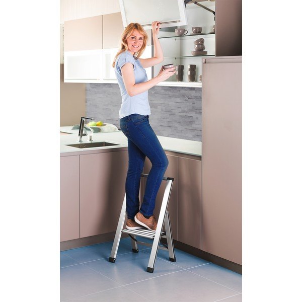 Kovové schůdky 74 cm Alu-Design – Wenko-image-1