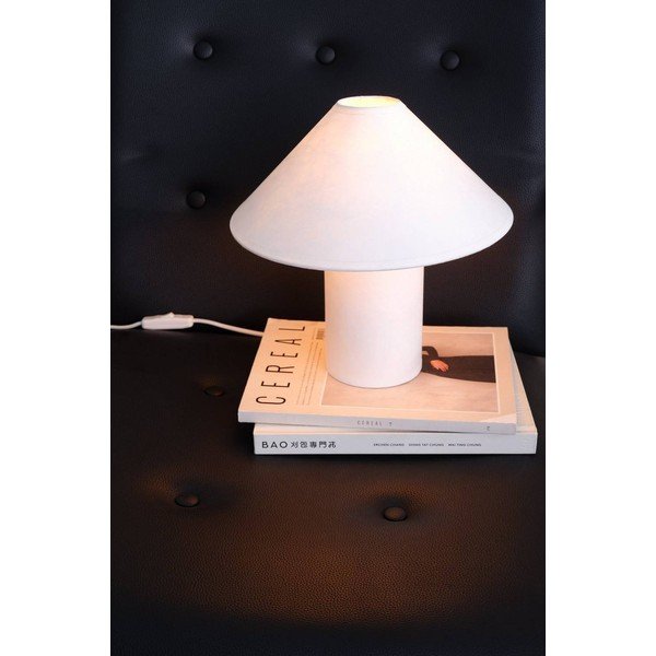 Bílá papírová stolní lampa (výška 30 cm) Lilli – Jotex-image-1