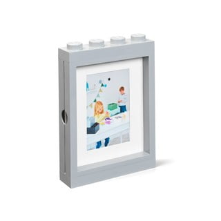 Šedý rámeček na fotku LEGO®, 19,3 x 26,8 cm