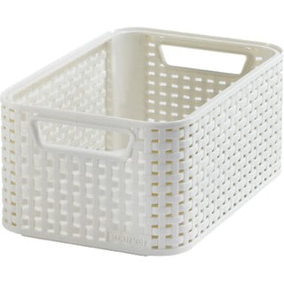 Bílý úložný košík Curver Style, 6 l
