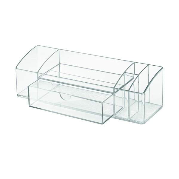 Transparentní organizér se zásuvkou iDesign Med+, délka 30,5 cm-image-1