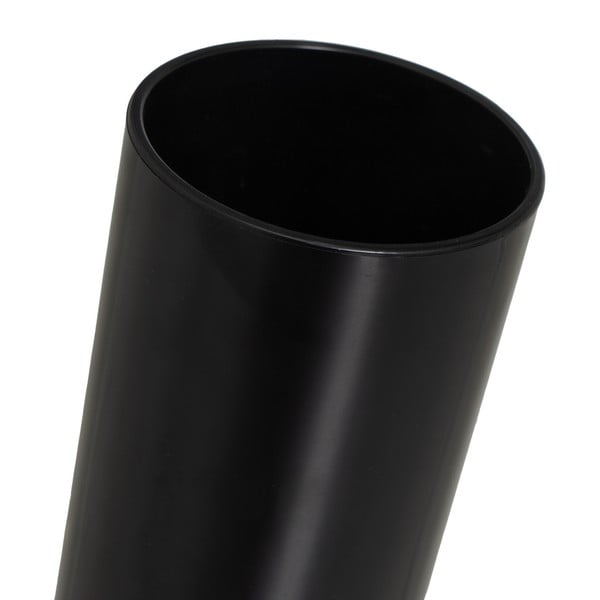 Černá plastová sada doplňků do koupelny – Casa Selección-image-2