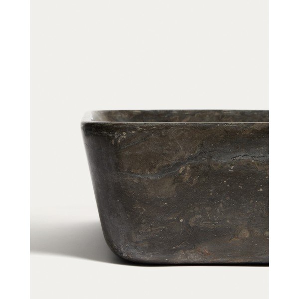 Šedé kamenné umyvadlo 55x35 cm Darnen – Kave Home-image-3