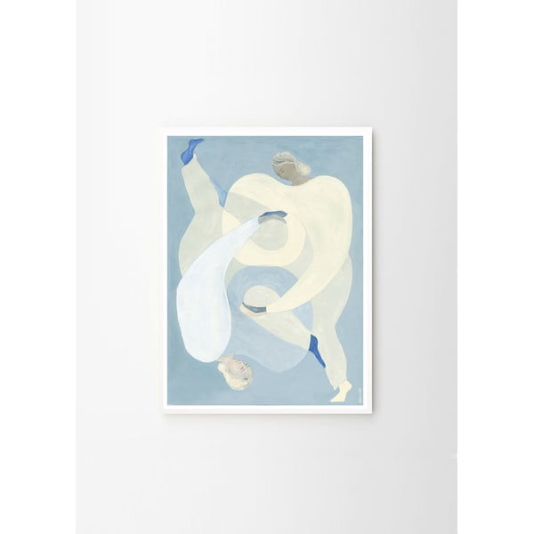 Plakát 50x70 cm Hold You - Blue – Sofia Lind – The Poster Club-image-2
