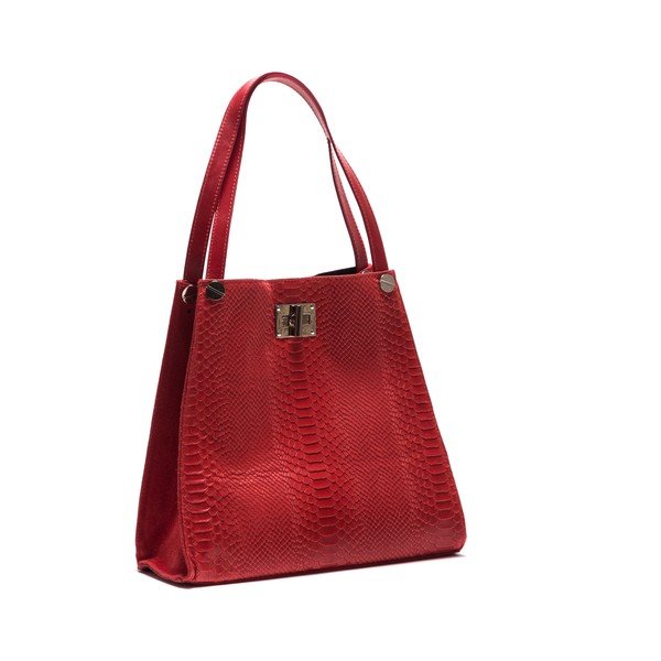 Kožená kabelka Anna Luchini 8038 Rosso-image-2