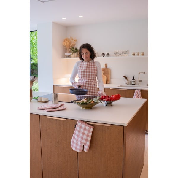 Bavlněná zástěra Gingham – Tiseco Home Studio-image-2