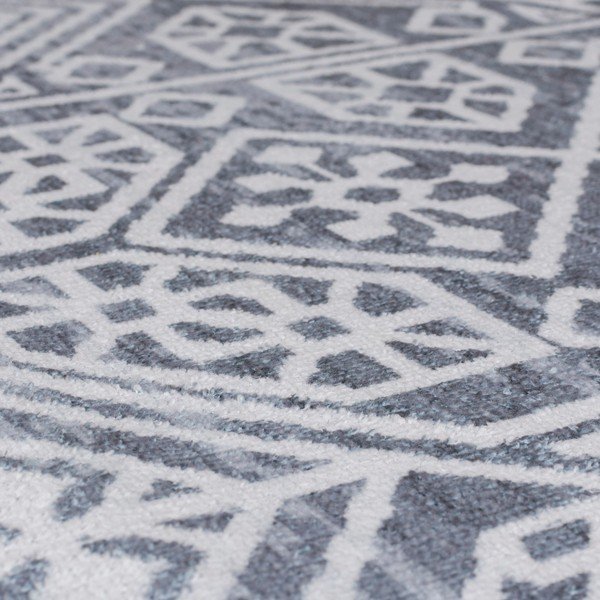 Šedý pratelný koberec 290x200 cm FOLD Cora - Flair Rugs-image-3