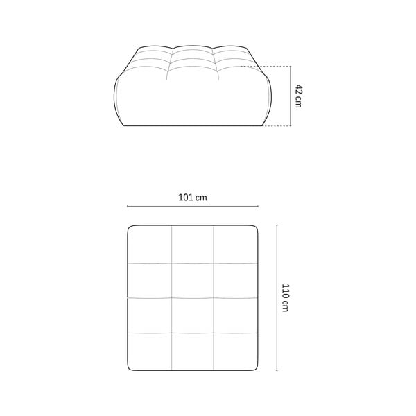 Tmavě modrá podnožka Bloom – Micadoni Home-image-4