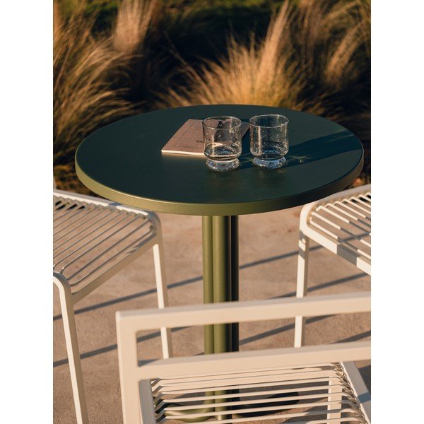 Kovový kulatý zahradní jídelní stůl ø 59 cm Nokk – noo.ma-image-3