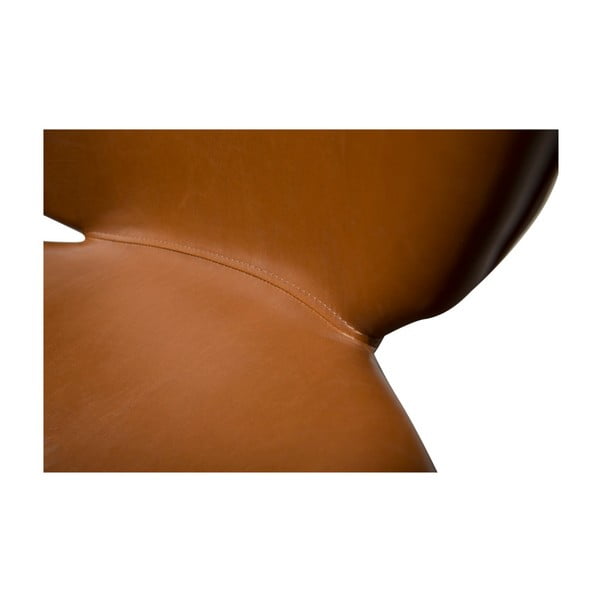 Hnědá koženková židle DAN-FORM Denmark Cloud-image-2