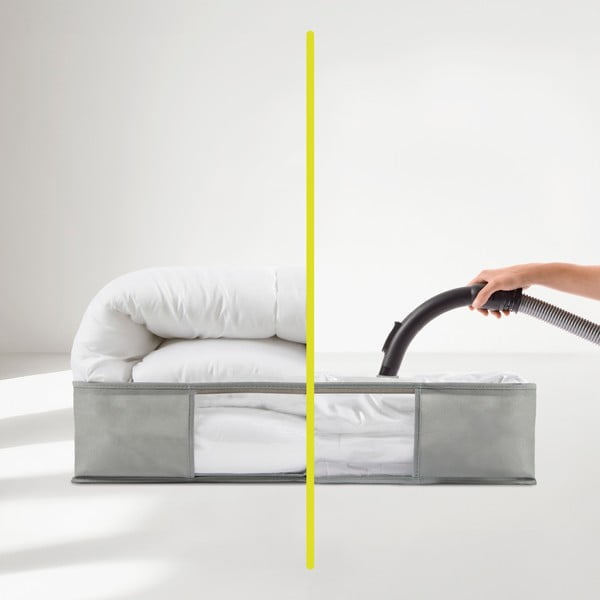 Vakuový plastový úložný box pod postel 60x45x15 cm – Homéa