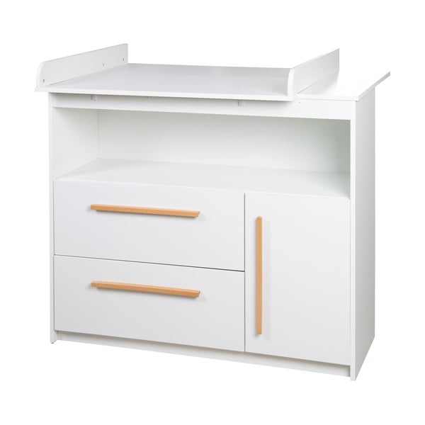Bílá nízká dětská komoda 107x98 cm Lilo – Roba-image-1