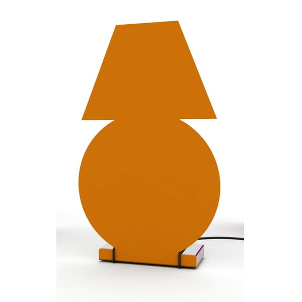 Oranžová stolní lampa Caoscreo Lampadi
