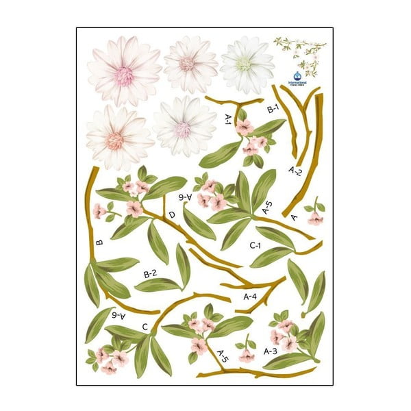 Sada samolepek Ambiance Flowering Magnolia-image-1