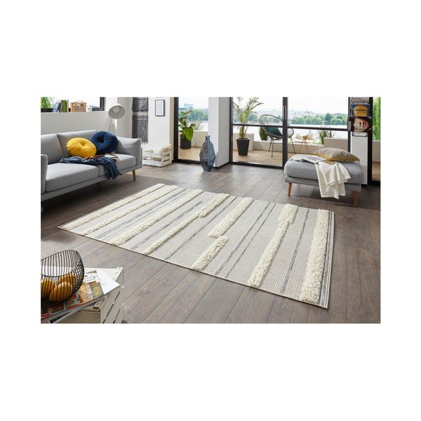 Šedý koberec Mint Rugs Handira Stripes, 77 x 150 cm-image-3