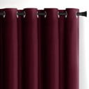 Vínový sametový dimout závěs 140x245 cm Eyelets – Restilo