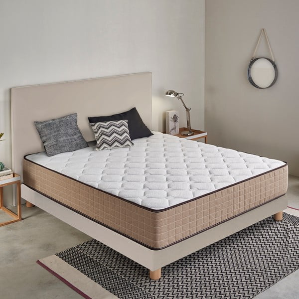 Středně tvrdá/extra tvrdá pěnová oboustranná matrace 90x200 cm Cashmere Confort – Moonia-image-2