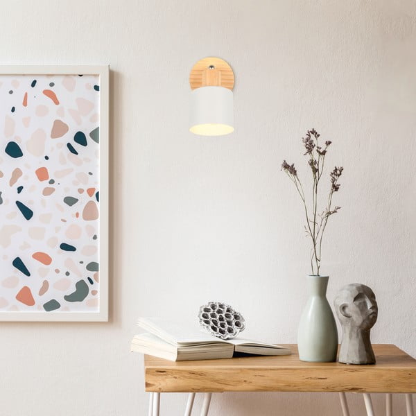 Bodové svítidlo v bílo-přírodní barvě ø 9 cm Shanti – Trio-image-3