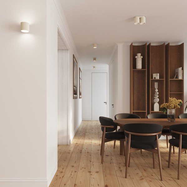 Krémové nástěnné svítidlo ø 10 cm Zora – Sollux-image-3