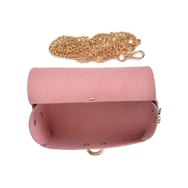 Růžová kožená kabelka Sofia Cardoni Rosena-image-4