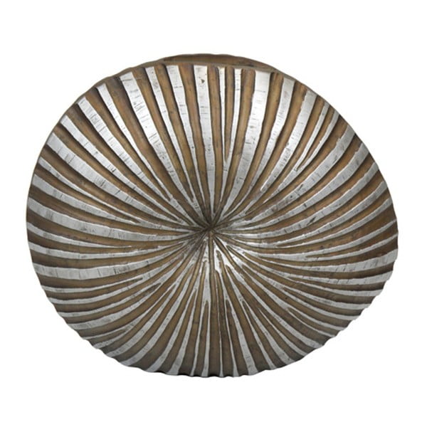 Světle hnědá váza Stardeco Shell, 44 cm