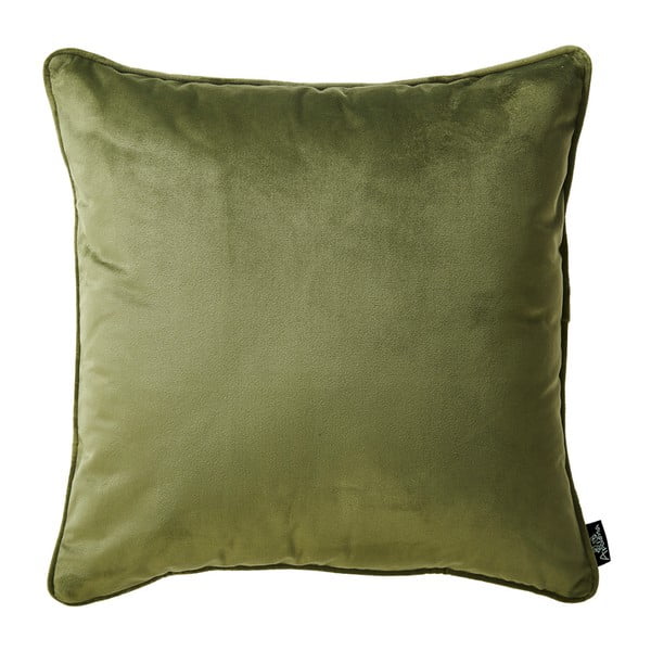 Zelený povlak na polštář Apolena Velvet, 45 x 45 cm
