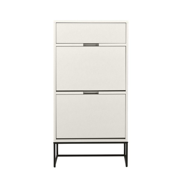 Bílý výklopný botník Lipp - Tenzo-image-3