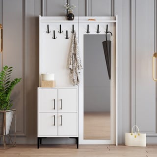 Bílá předsíňová sestava Berlin – Kalune Design