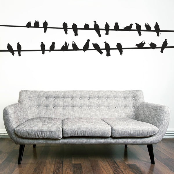 Samolepka na stěnu Ptáci, 90x120 cm