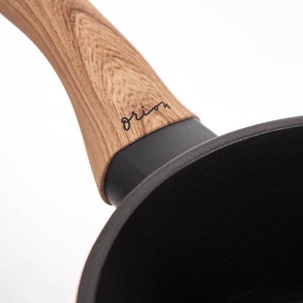 Hliníková pánev s pokličkou Orion Grande Wooden, ø 28 cm-image-1