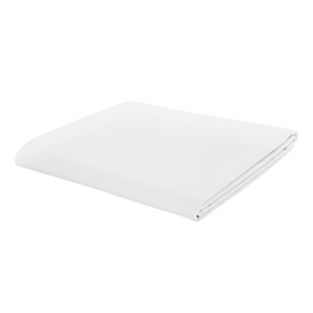Bílé perkálové prostěradlo 180x260 cm Easy Iron Percale – Catherine Lansfield