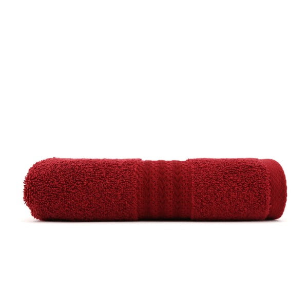 Červený bavlněný ručník Foutastic, 50 x 90 cm