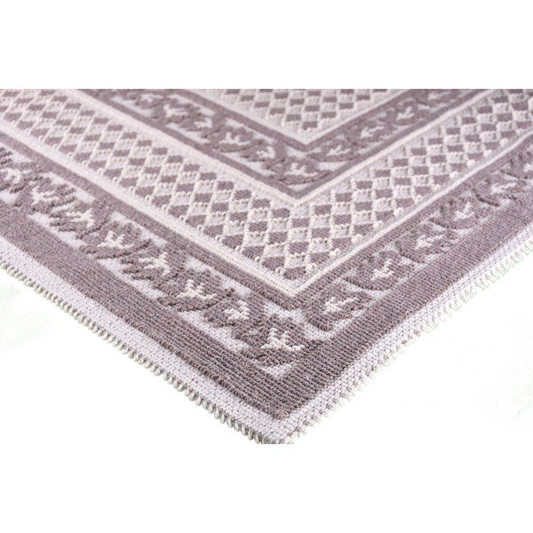 Šedobéžový bavlněný koberec Vitaus Olvia, 80 x 200 cm-image-1