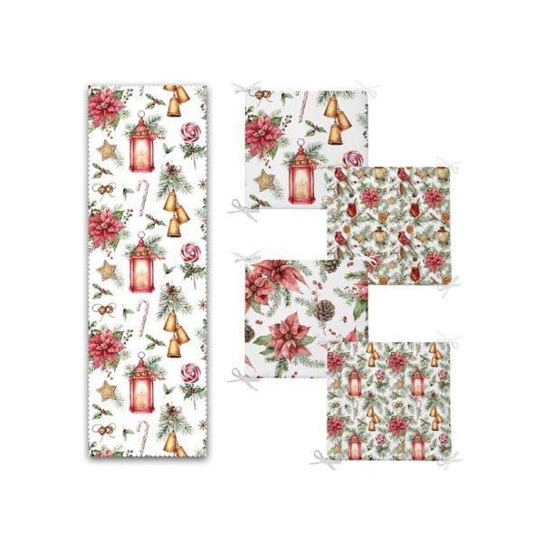Set podsedáků a běhounu 5 ks Lantern – Mila Home