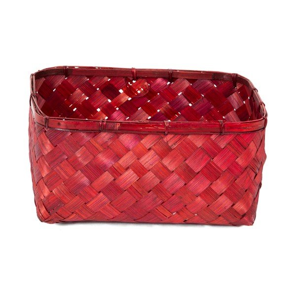 Červený bambusový úložný koš Compactor Hanoi, 30 x 23 cm-image-3