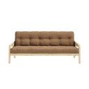 Hnědá rozkládací pohovka 204 cm Grab - Karup Design
