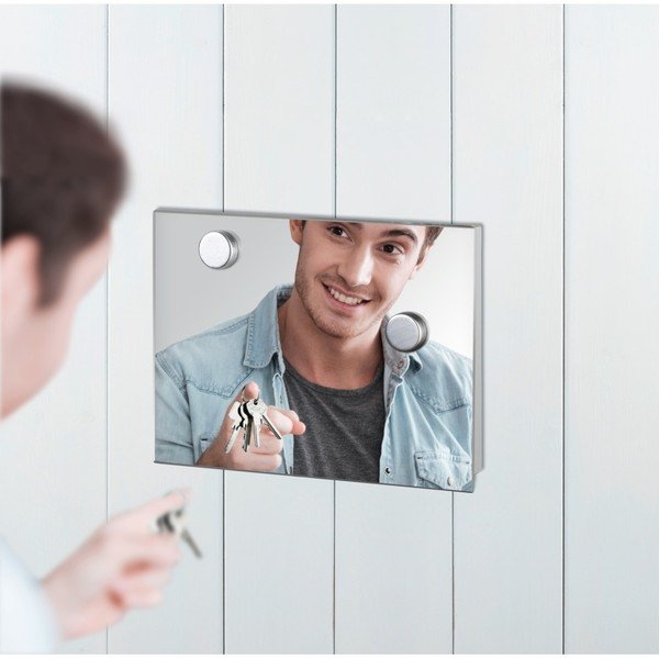 Skříňka na klíče s magnetickou deskou Wenko Home, 15 x 20 cm-image-4