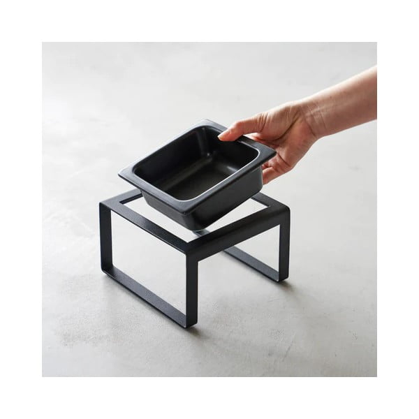 Keramická miska s podstavcem pro domácího mazlíčka Tower – YAMAZAKI-image-1