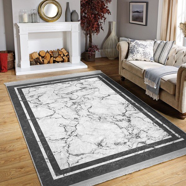 Bílo-šedý koberec 120x180 cm – Mila Home-image-3