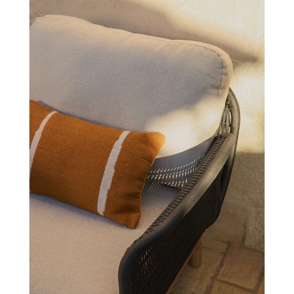 Béžové polstrované zahradní křeslo Alipa – Kave Home-image-2