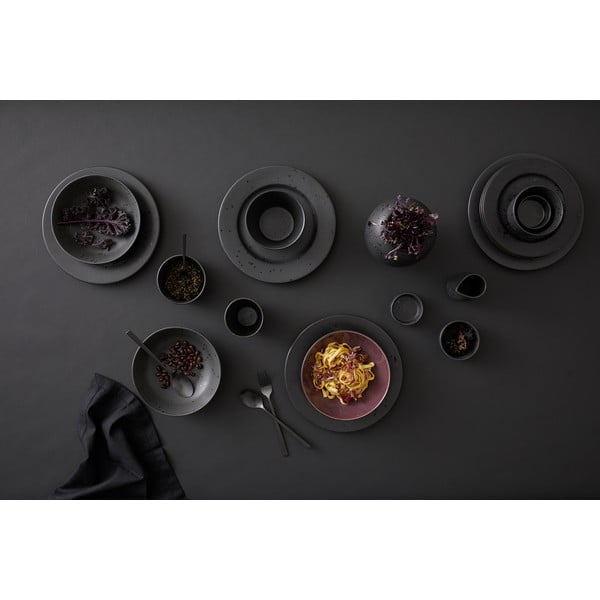 Černá váza z kameniny (výška 20 cm) Gastro  – Bitz-image-3