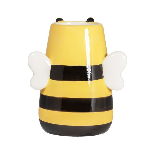 Žlutá váza z dolomitu (výška 10,5 cm) Bee – Sass & Belle-image-1
