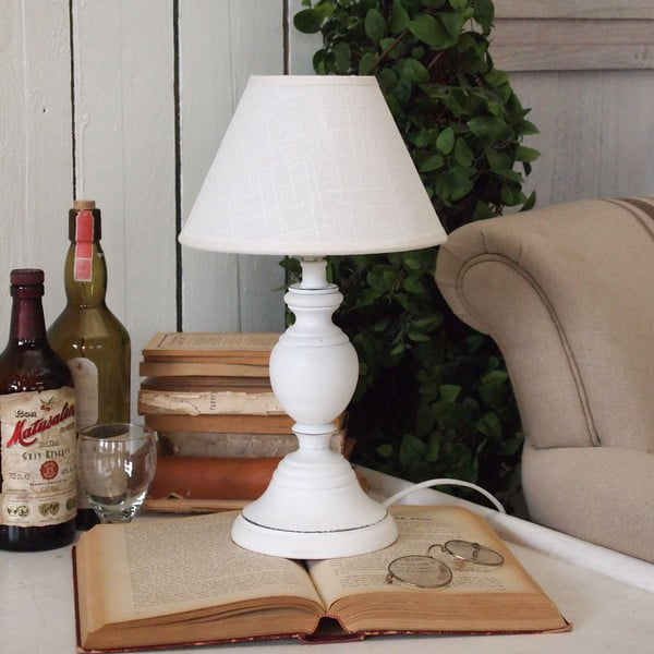 Stolní lampa White Antique, 38 cm