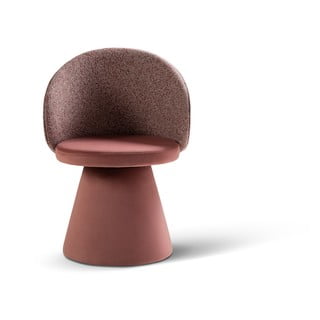 Růžové sametové křeslo Inez – Micadoni 