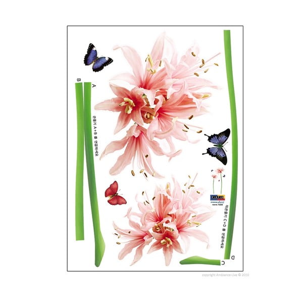 Sada samolepek Ambiance Lilly Flower-image-2